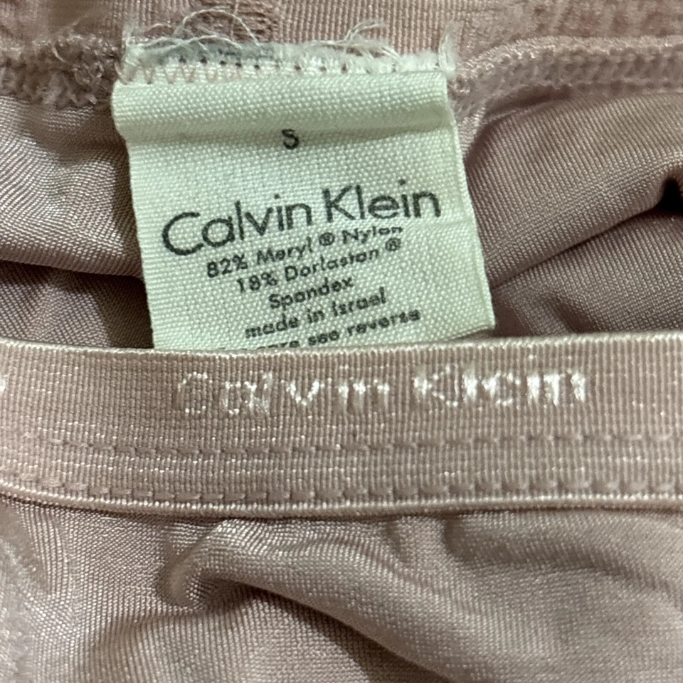 Talla: Pequeño CALVIN KLEIN Tubo Bralette Bebé Rosa Pullover Mujer De Colección Foto 3 de 4