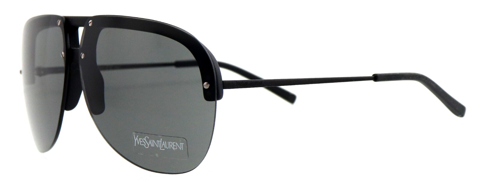 Nuovi YVES SAINT LAURENT YSL 2318 S 927R6 54mm Occhiali da sole neri aviatore Italia