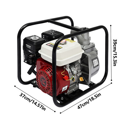 #ad #ad 3 Inch 210CC 264GPM Heavy Duty Semi Trash Clean Water Pump Gasoline Engine 7.5hp $188.55