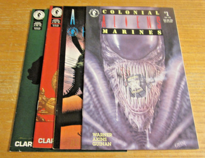 Aliens Lot of 4 Dark Horse (1992-1993) Comic Books Colonial Marines, Hive+++