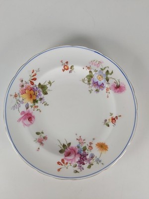 Royal Crown Derby ''Derby Posies'' Tee-/Beilagenteller mit blauem Rand