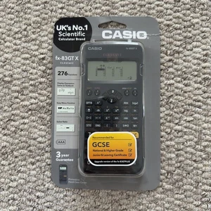 Casio FX83GTX Calculatrice scientifique avec 276 Fonctions - noir - NEW SEALED