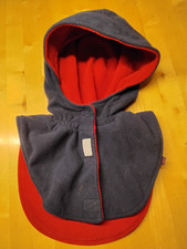 TCM Damen Herren Jugendliche Balaclava Schalmütze aus Fleece blau-rot