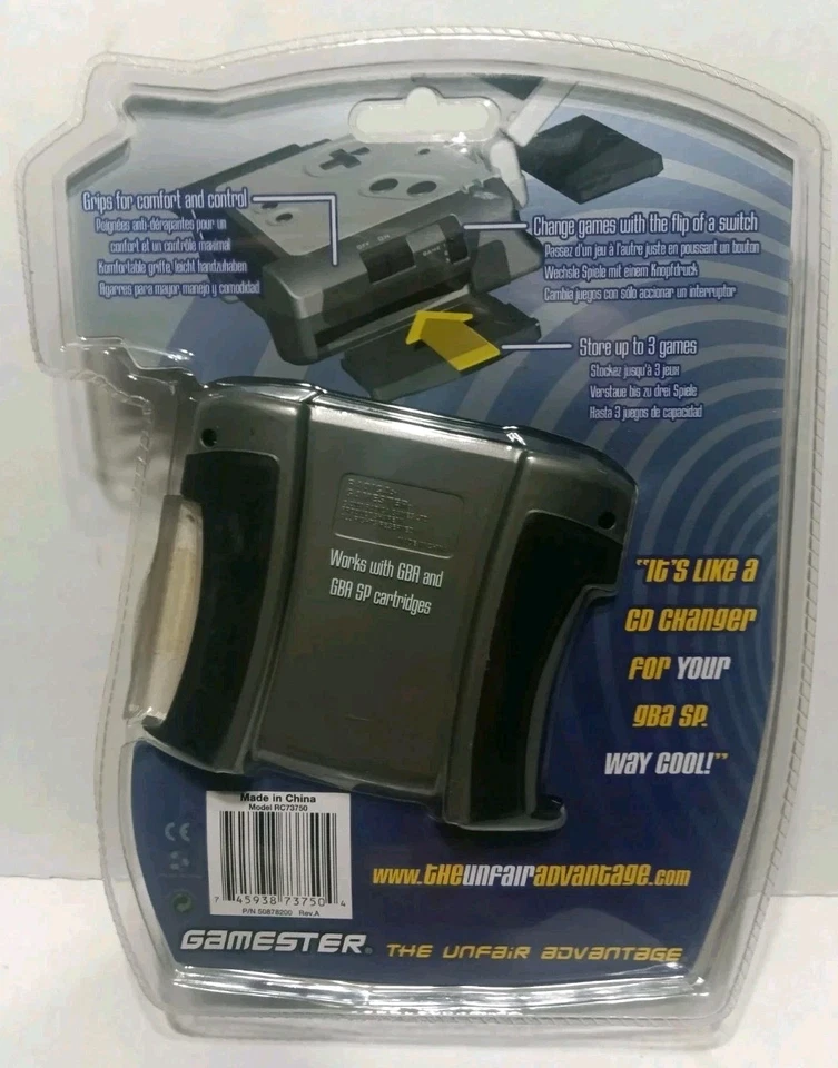 NEW NINTENDO GAMEBOY Advance SP GBA SP Game Cartridge Changer Radica Gamester - Image 4 of 4
