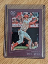 2019 Panini Diamond Kings Shohei Ohtani #124 Plum Framed Batting