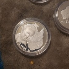 1993 AUSTRALIA UK Elizabeth II Abel Tasman Explorer Proof Silver $5 Coin i116595