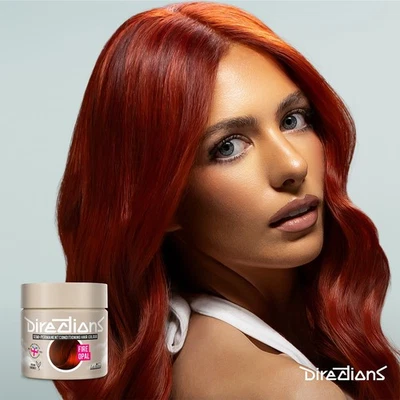 NEW! FIRE OPAL La Riche 'DIRECTIONS Hair Dye' - LARGE SIZE (100ml) £6.95