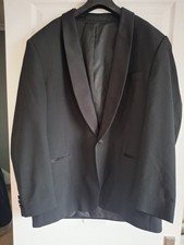 Mens Tuxedo Suit M & S 44M Jacket, Trousers W36 L33
