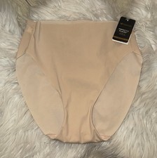 Wacoal Perfectly Placed Hi Cut Panties Seamless Womens 5 S Small Beige 871355