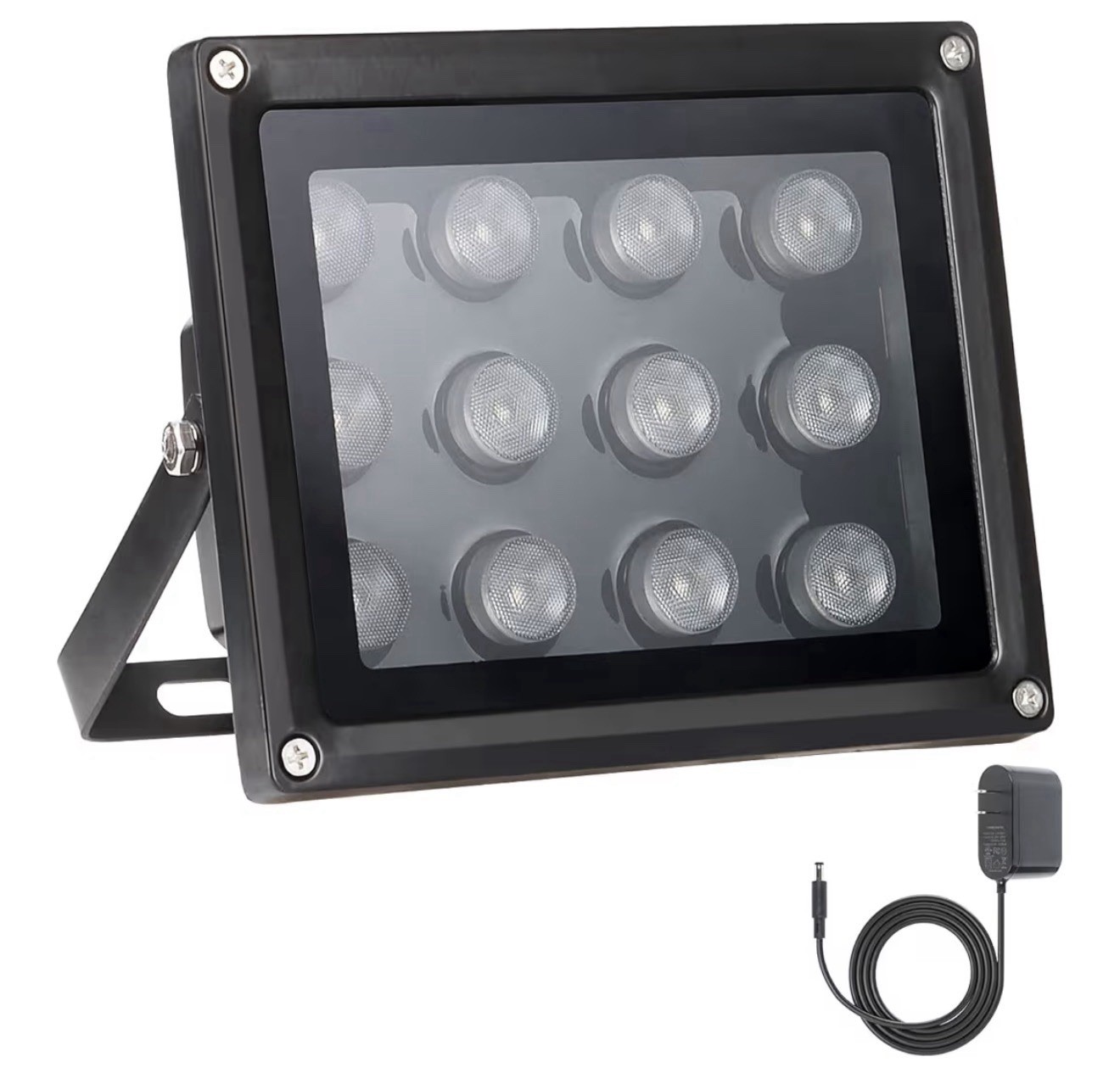 Univivi IR Illuminator,850nm 12 LEDs Wide Angle IR Illuminat
