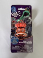 Disney Pixar INSIDE OUT 2 Fidget Figure Bag Clip On Keychain ANXIETY
