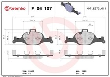 Bremsbelagsatz Vorne Teves-System für BMW G42 G87 G20 G80 G28 G21 G81 ab 15->