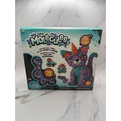 Orb Molecules Caticorn Building Kit Reusable Bonding Spheres Purple Aqua 5+ NEW