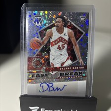 Dalano Banton 2023-24 Panini Mosaic Autographs Fast Break #DBA Auto