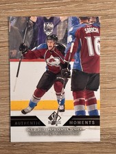 2013-14 SP Authentic Hockey Authentic Moments Nathan Mackinnon Card #189 Rookie