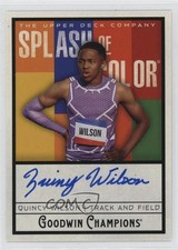 2025 Upper Deck Goodwin Champions Splash of Color Quincy Wilson #SA-QW Auto c7o