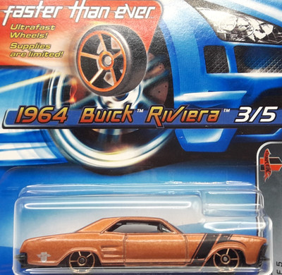 Hot Wheels 1964 Buick Riviera Faster Than Ever #103 Muscle Mania 3/5 FTE's 2006