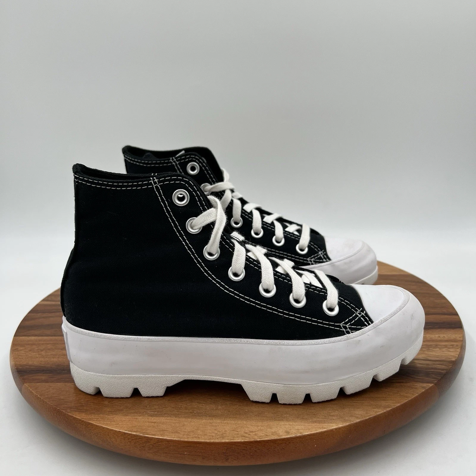 Scarpe sneakers casual nere taglia 6 Converse donna CTAS con lacci Hi 565901C