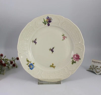 Rosenthal Selb Sanssouci - Kuchenteller kl. / Brotteller 17 cm. Elfenbein Blumen - Bild 1 von 4