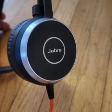 Jabra Evolve 40 UC Mono Wired  Headset Passive Noise Canceling Black