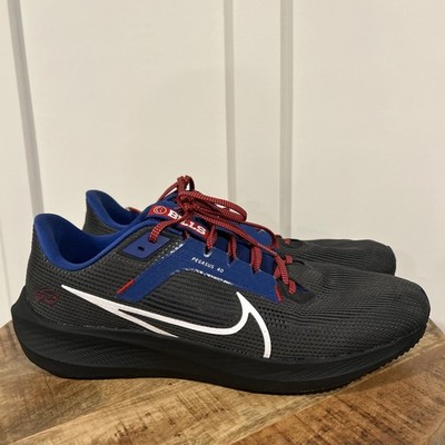 Size 15 Nike Air Zoom Pegasus 40 Buffalo Bills Black Running Shoes DZ5976-001