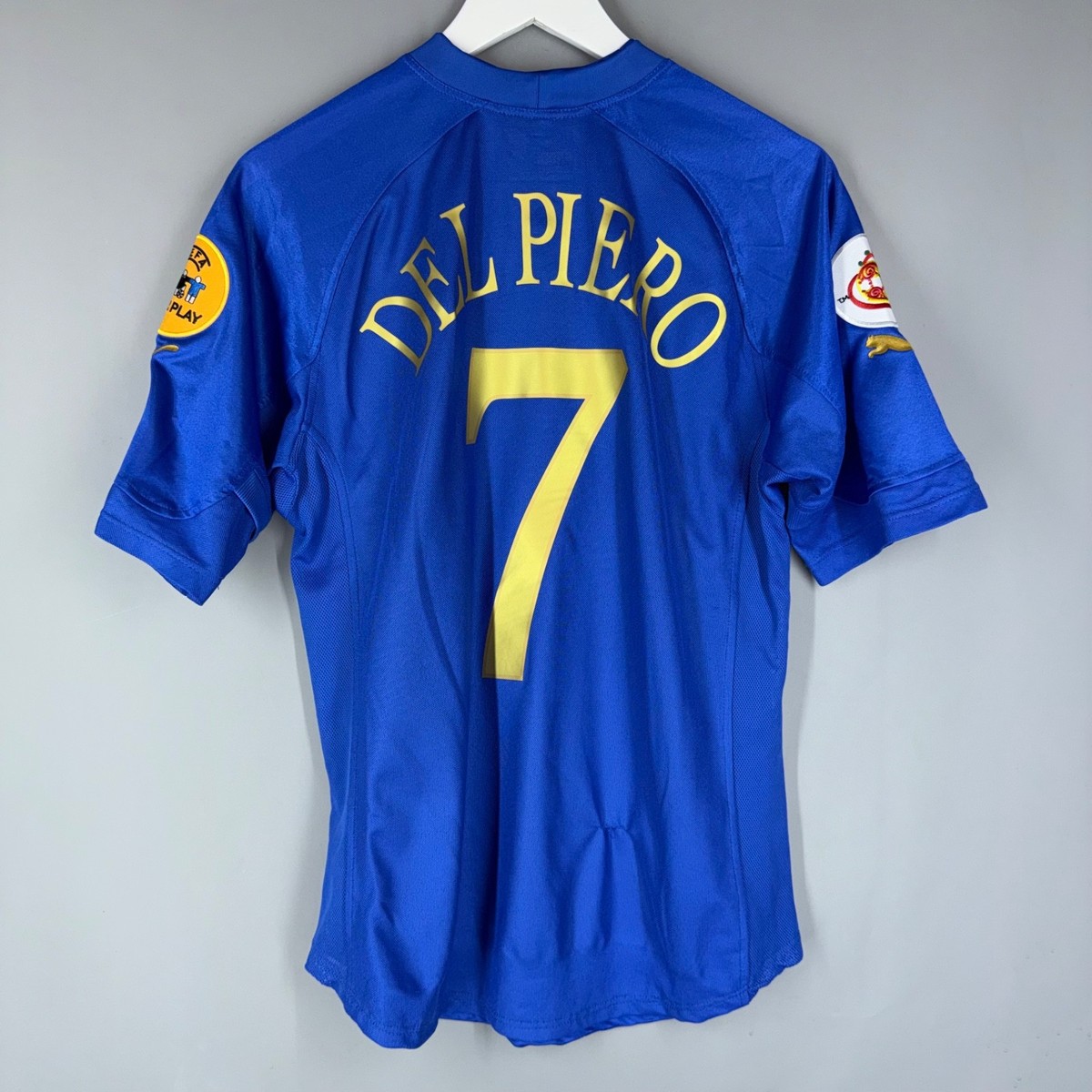 ITALY NATIONAL TEAM 2004 2005 EURO FOOTBALL SHIRT HOME JERSEY #7