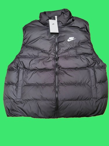 Nike Sportswear Therma-FIT Down Vest Black DQ6896-010 Women’s Size XL_NEW - Afbeelding 1 van 4