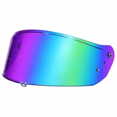 Visier LS2 FF808 Stream II, Pinlock vorbereitet, regenbogen verspiegelt, iridium