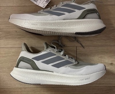 adidas gazelle silver green womens adidas Pureboost 5 Running Shoes - White/Silver METALLIC/SPARK