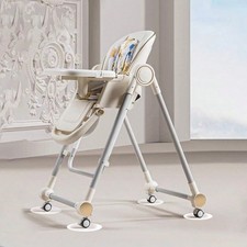 3-in-1 Baby High Chair Adjustable Feeding & Rocking Seat Reclining Backrest
