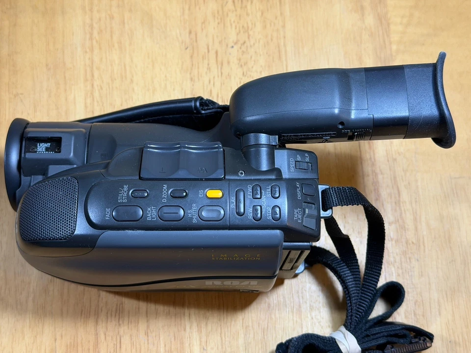 RCA CC740 VHS-C Camcorder w/AC Adapter/Charger, Manual - Tested - Image 3 of 4