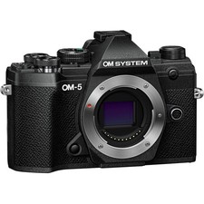  Open Box OM SYSTEM OM-5 Mirrorless Camera Body Only - Black 472