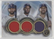 2019 Triple Threads Relic Combos 18/36 Nomar Mazara Elvis Andrus Joey Gallo n1u