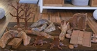 Vintage Marx WW2 Battleground Playset Terrain Fortifications Equipment Lot Of 15