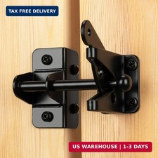 Self-Locking Gate Latch for Wooden Fence Gate Heavy Duty, Post Mount Automatic G