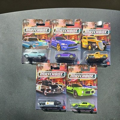 Walmart 2025 Matchbox Local Cruisers Ford Mustang Firebird Hornet Impala Set 5