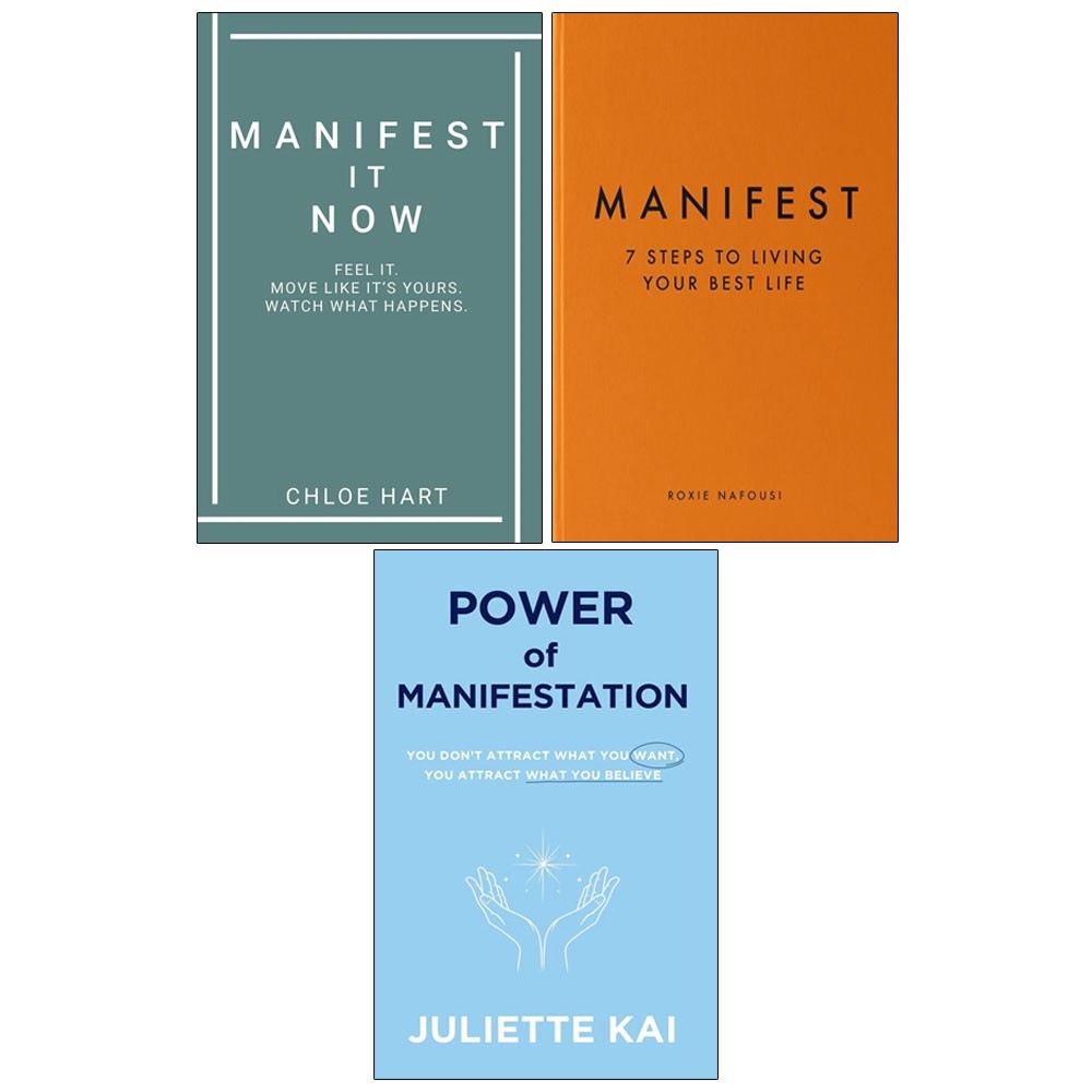 Manifest It Now Chloe Hart,Manifest HB,Power Of Manifestation 3 Books Collection
