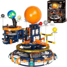 Solar System Building Set - Electric Solar System Model with Dynamic Lighting an