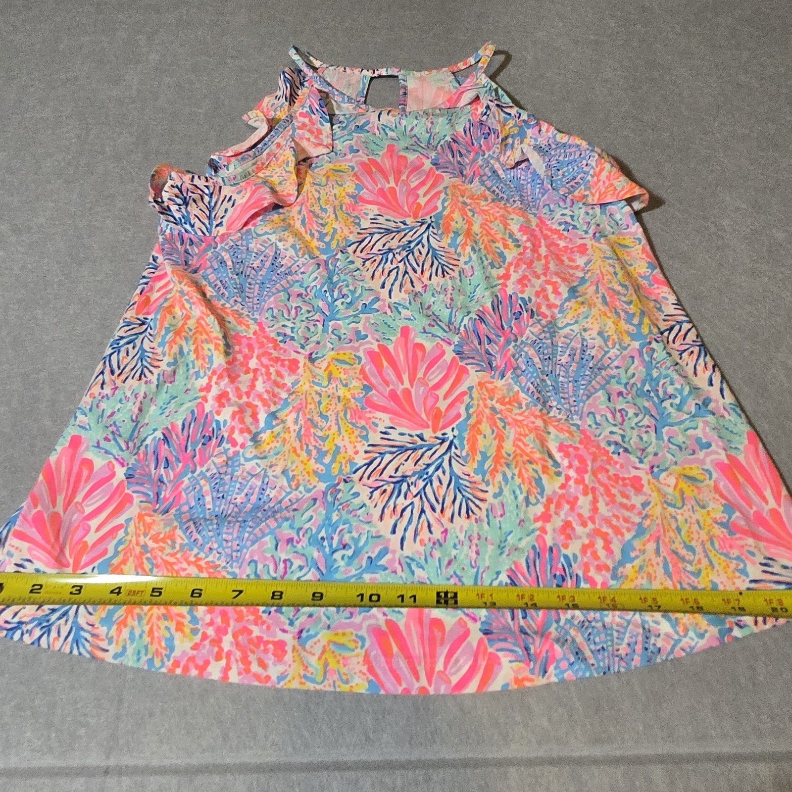 Lilly Pulitzer Women's XS Billie Tank Shirt Splash dance In Multicolor NWOT