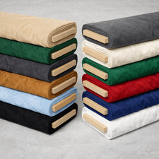 Faux Suede Fabric Look Suedette Dressmaking Polyester Budget 150cm Wide
