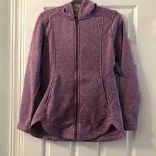 Eddie Bauer Womens Radiator 2.0 Fleece Hooded Jacket Orchid Medium NWT