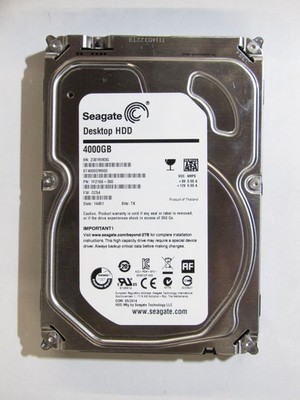 Seagate ST4000DM000 4TB 5900 RPM SATA III 3.5'' Desktop SATA HDD 64MB Cache