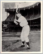 Rare 1950's Mickey Mantle Yankees Baseball Picture Pack Photo