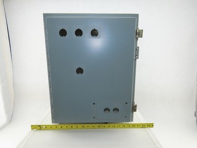 Hoffmann A-201612LP 20x16x12'' Steel Electrical Enclosure Wall Mount W/Back Plate