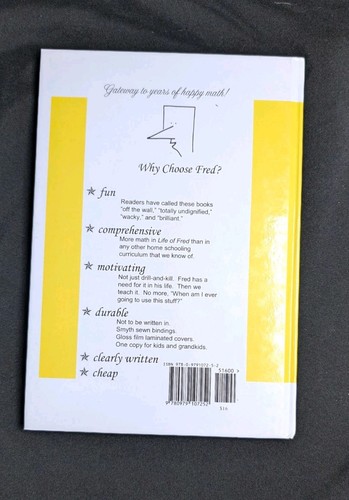 Hardcover Life Of Fred Butterflies Elementary Math Curriculum - Picture 3 of 3