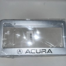 2 Acura Emblemmake Stainless Steel License Plate Frame Rust Free