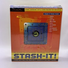 Stash-It Video Video Spying and Security Encryption Software- factory sealed G2