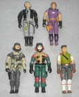 Vintage 1980s Drivers & Pilots Action Figure Lot G.I. GI Joe Cobra 3.75 ARAH 80s