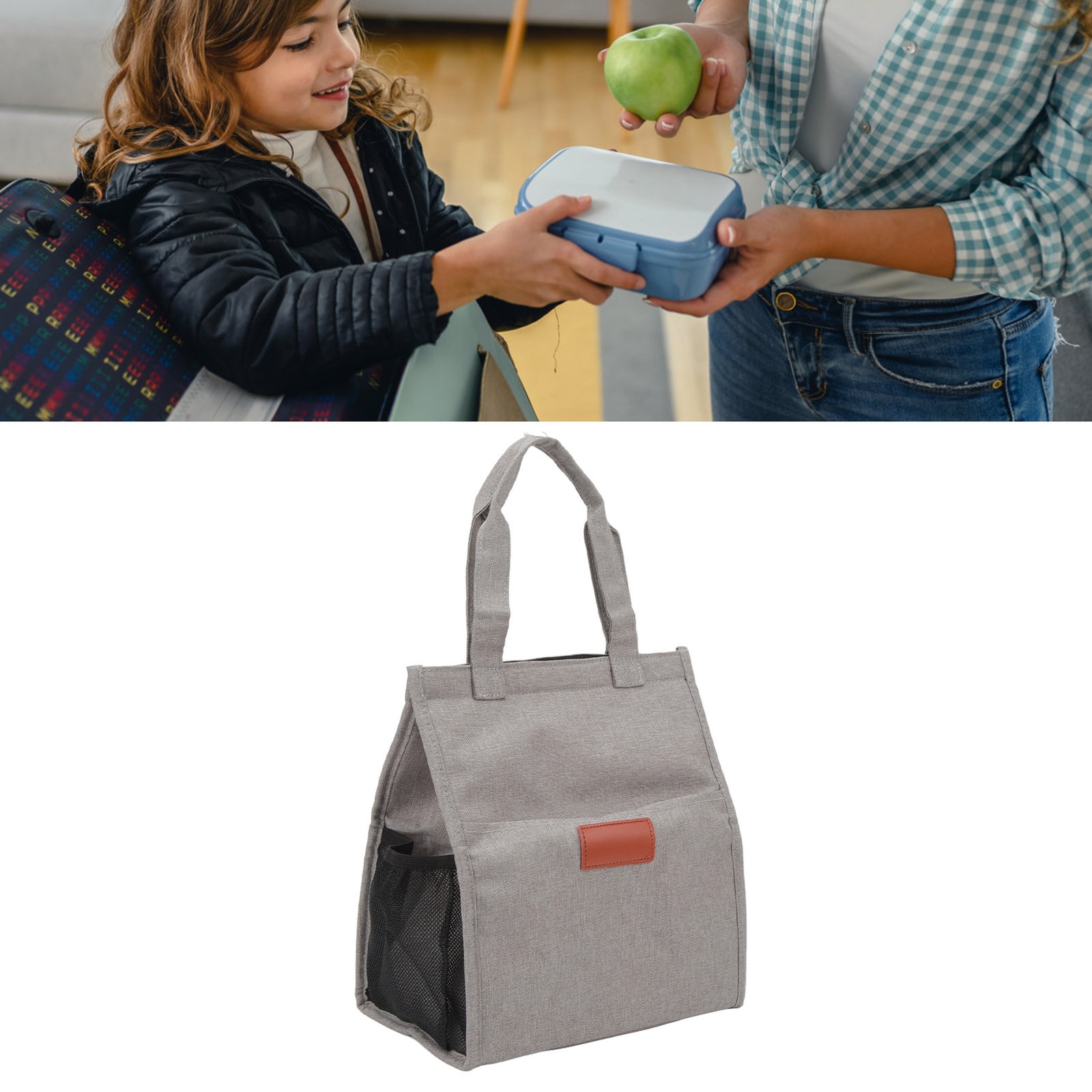 Waterproof Lunch Insulation Bag Portable Thickened Aluminum Film Bento Bag For T