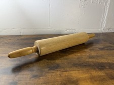 Vintage Foley Wooden Rolling Pin Maple Hardwood Ball Bearing 18&rdquo; Baking